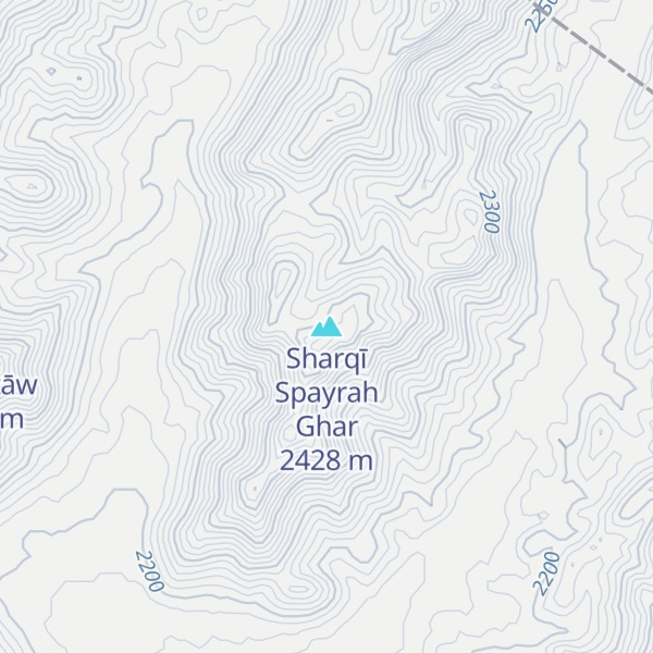 Map of Sharqī Spayrah Ghar