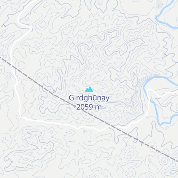 Map of Girdghūṉay