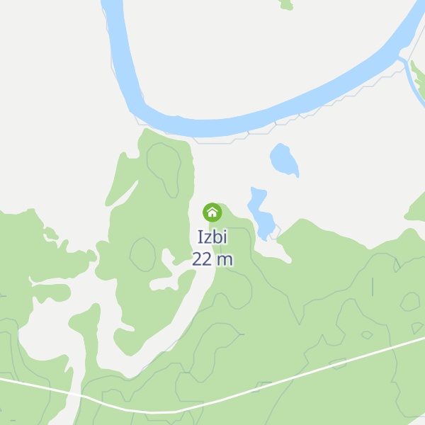 Map of Izbi