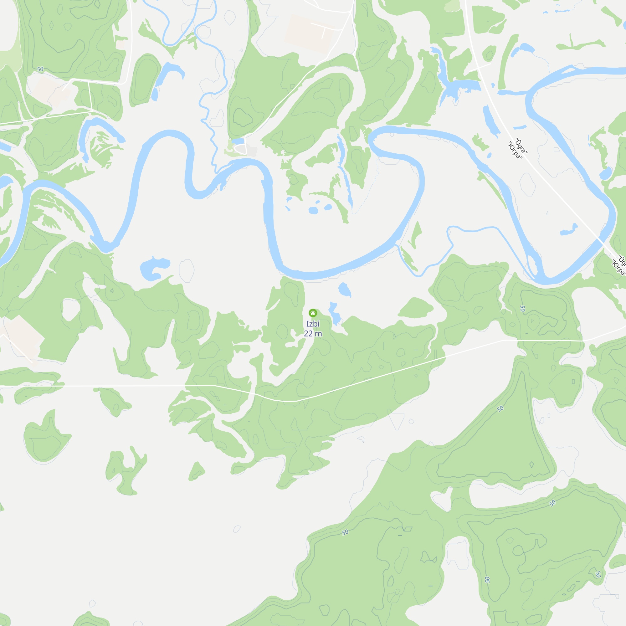 Izbi map