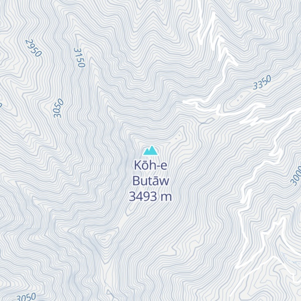 Map of Kōh-e Butāw