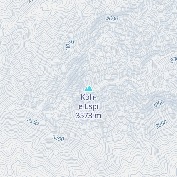 Map of Kōh-e Espī