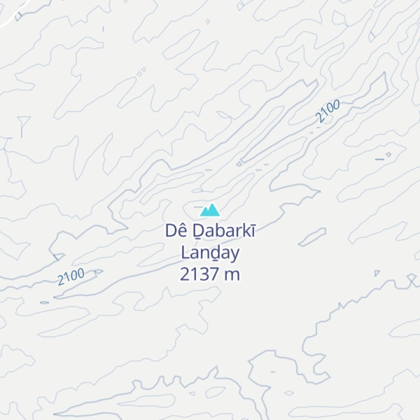 Map of Dê Ḏabarkī Lanḏay