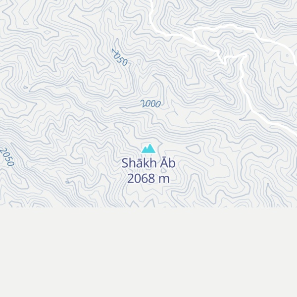 Map of Shākh Āb