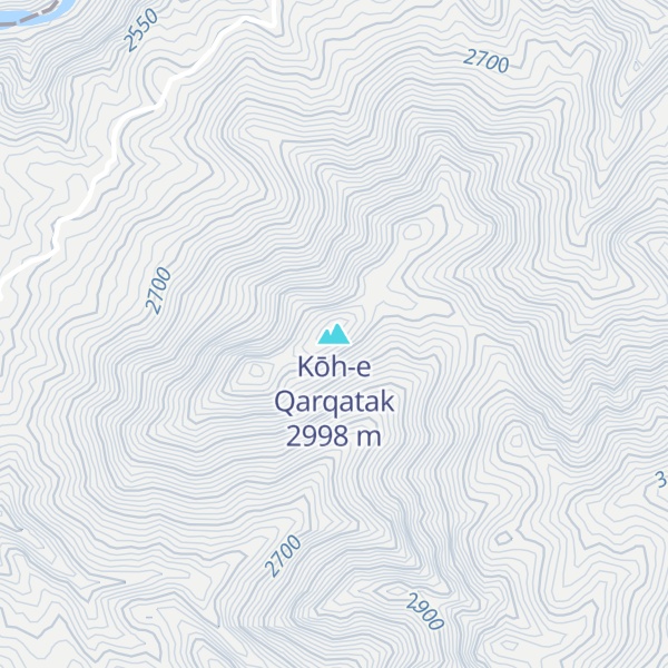 Map of Kōh-e Qarqatak