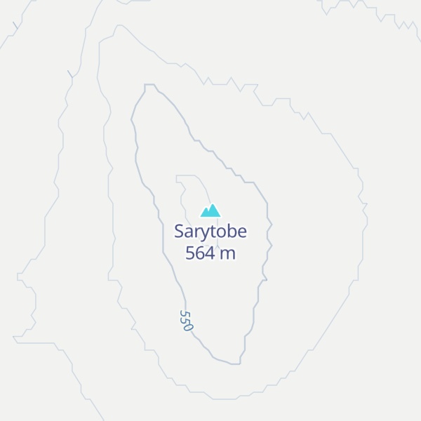 Map of Sarytobe