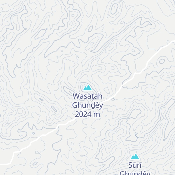 Map of Wasaţah Ghunḏêy