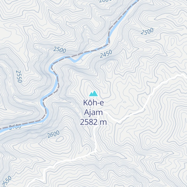 Map of Kōh-e Ajam