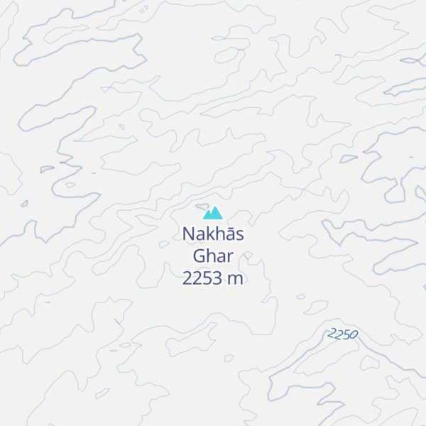 Map of Nakhās Ghar