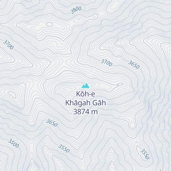 Map of Kōh-e Khāgah Gāh