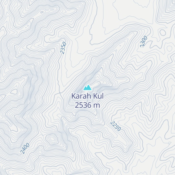 Map of Karah Kul