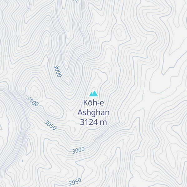 Map of Kōh-e Ashghan