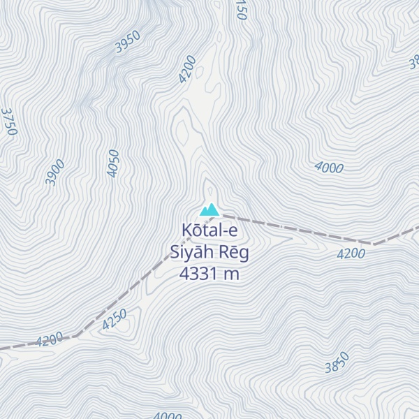 Map of Kōtal-e Siyāh Rēg