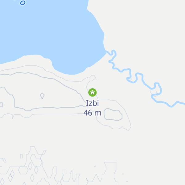Map of Izbi