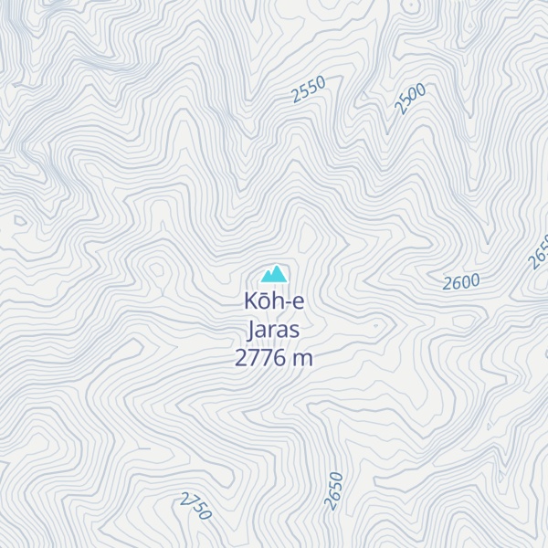 Map of Kōh-e Jaras