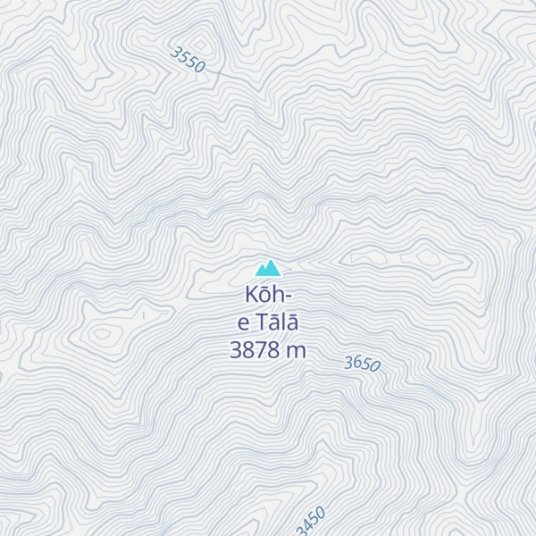 Map of Kōh-e Tālā