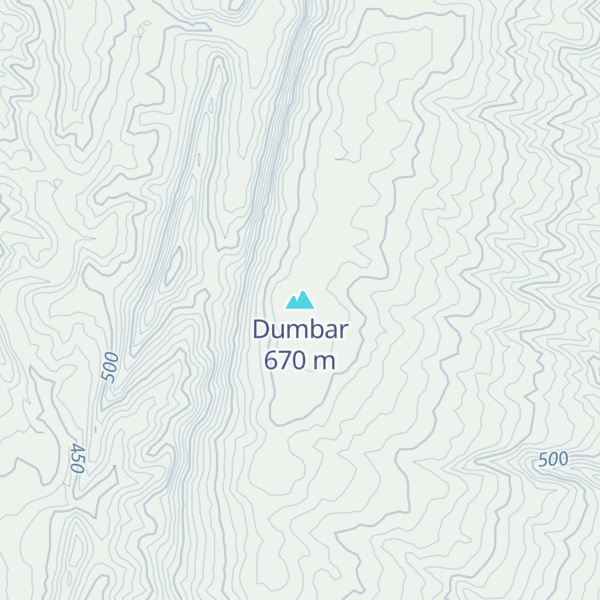 Map of Dumbar