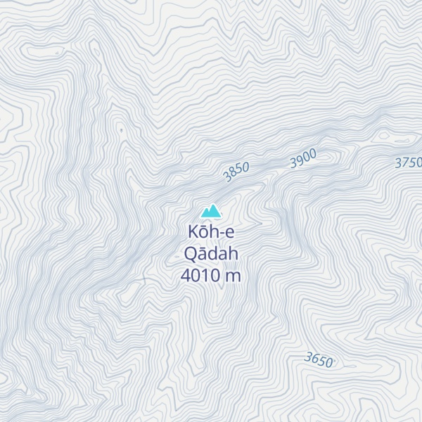 Map of Kōh-e Qādah