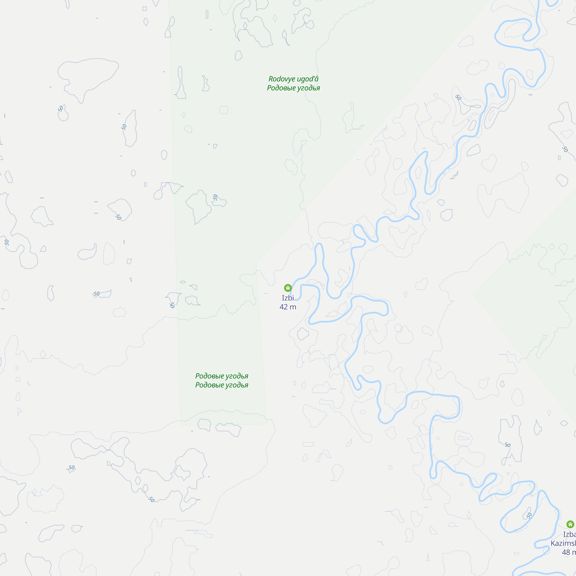Izbi map