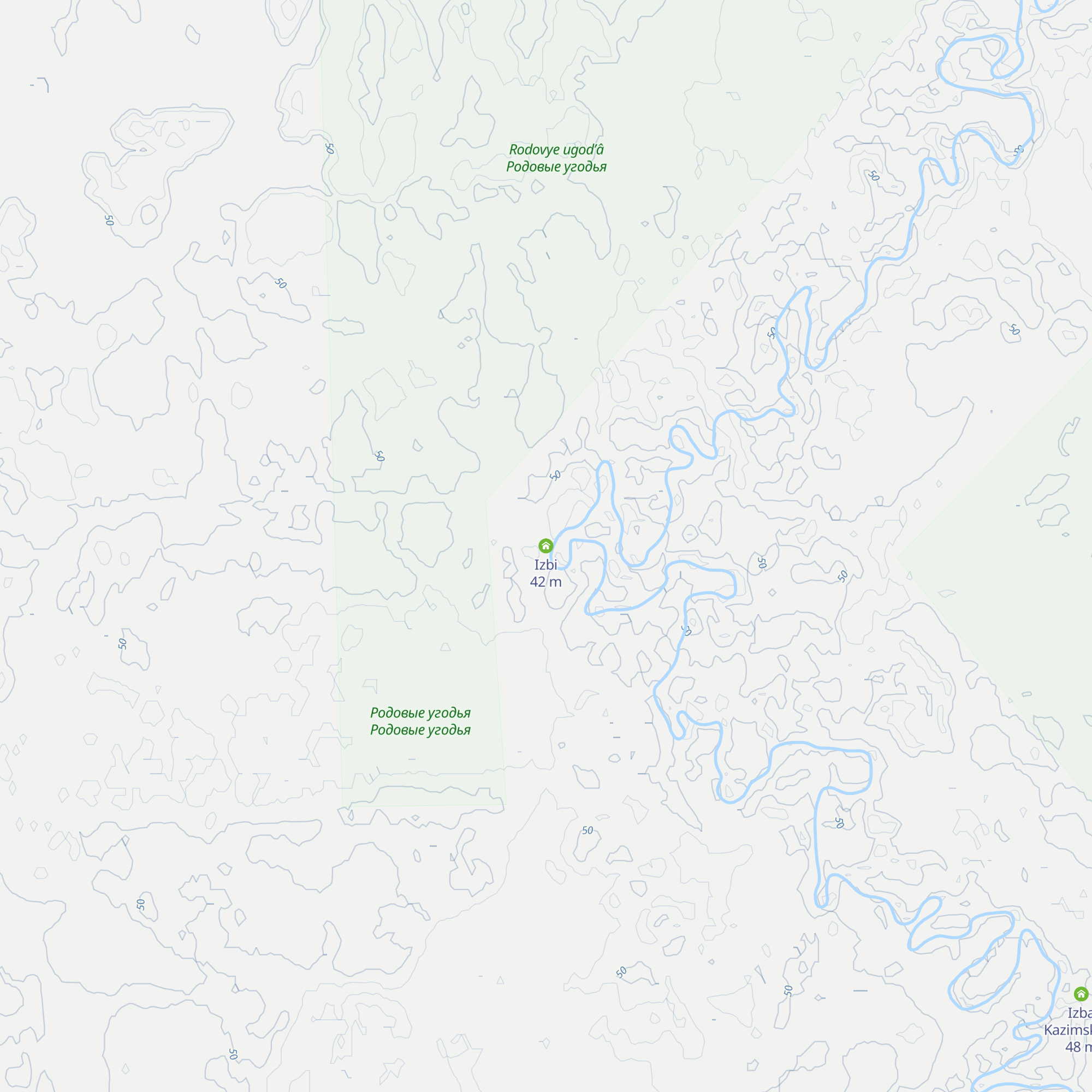 Izbi map