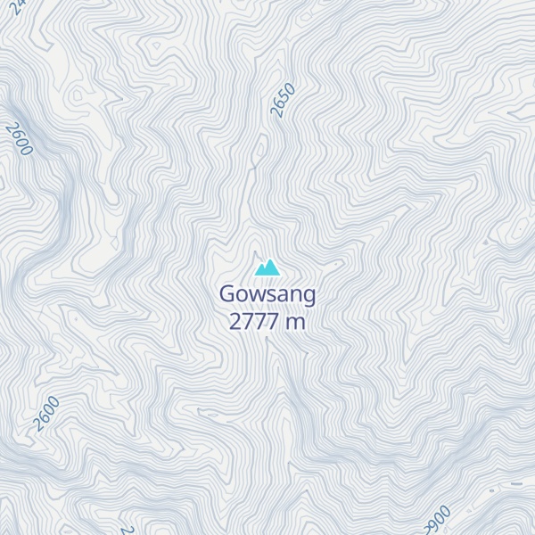 Map of Gowsang