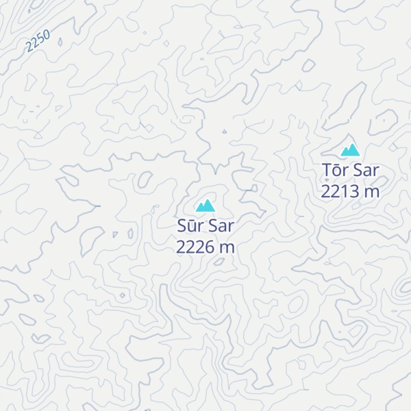 Map of Sūr Sar
