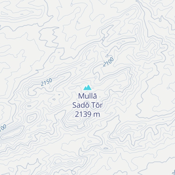 Map of Mullā Sadō Tōr