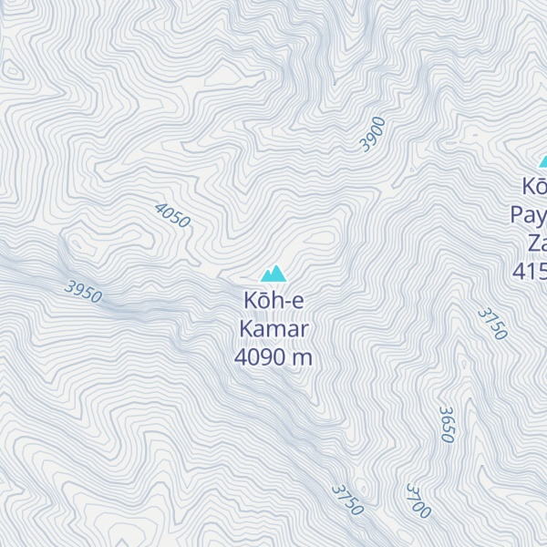 Map of Kōh-e Kamar