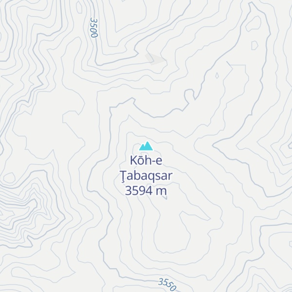 Map of Kōh-e Ţabaqsar