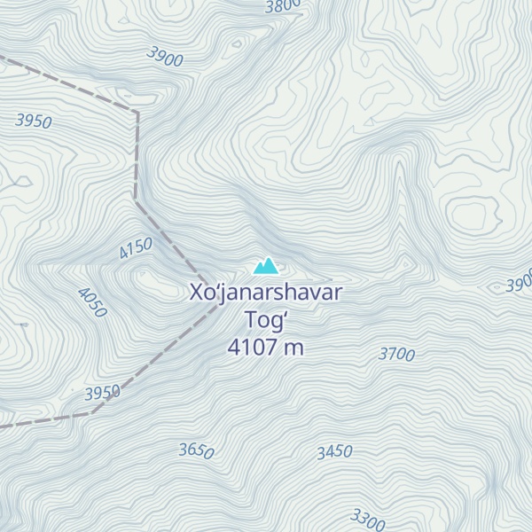 Map of Xo‘janarshavar Tog‘