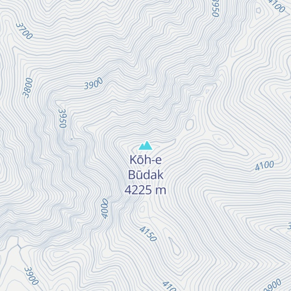 Map of Kōh-e Būdak