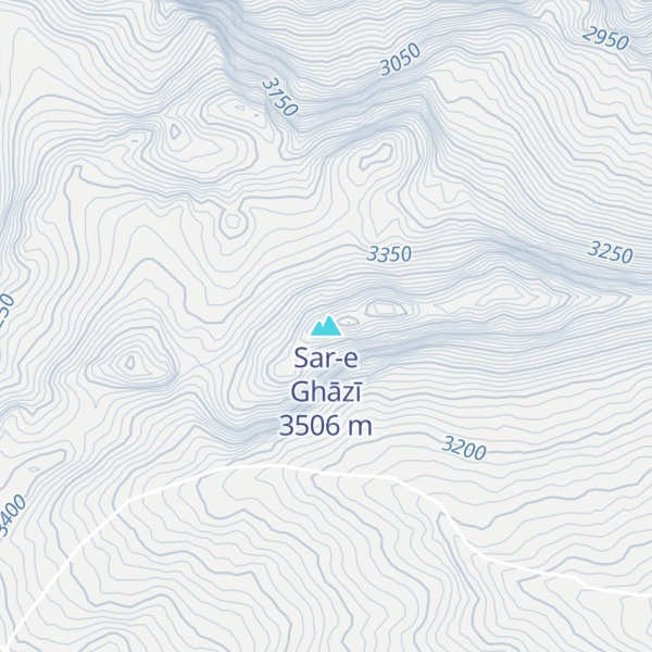 Map of Sar-e Ghāzī