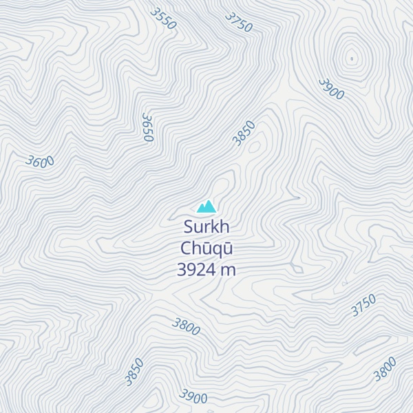 Map of Surkh Chūqū