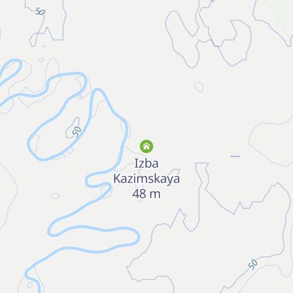 Map of Izba Kazimskaya
