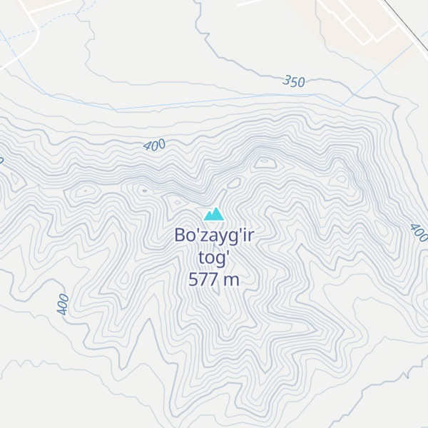 Map of Bo'zayg'ir tog'