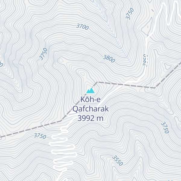 Map of Kōh-e Qafcharak
