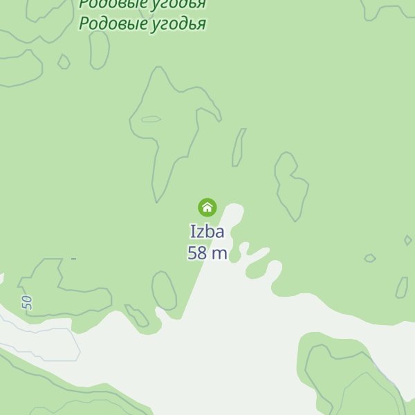 Map of Izba