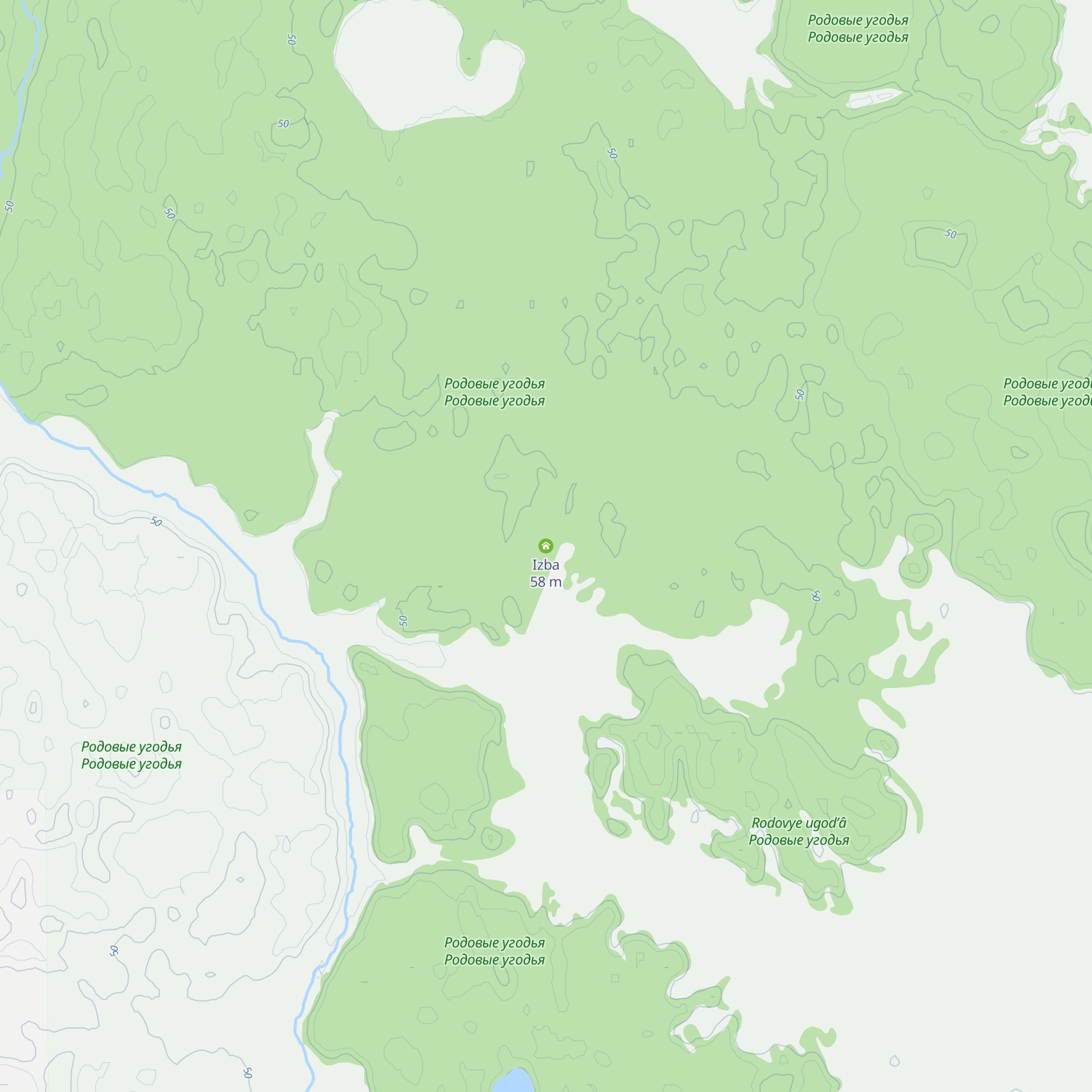Izba map