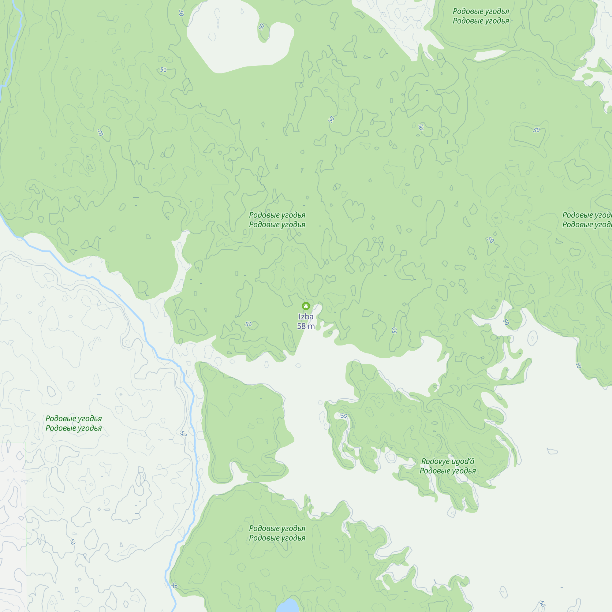 Izba map