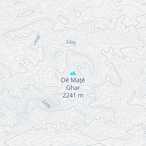 Map of Dê Maṯē Ghar