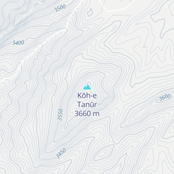 Map of Kōh-e Tanūr