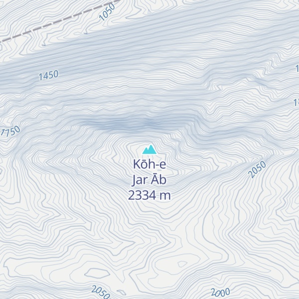 Map of Kōh-e Jar Āb