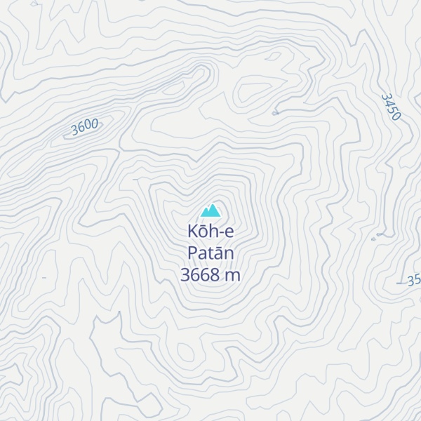 Map of Kōh-e Patān