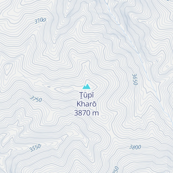Map of Ṯūpī Kharō