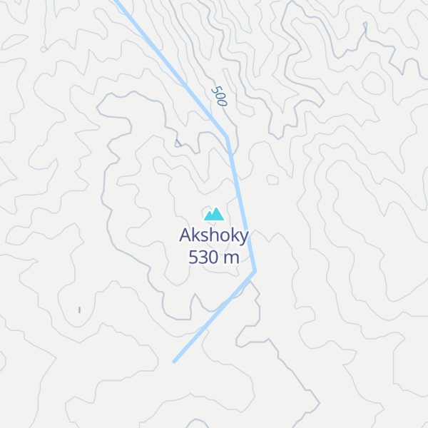Map of Akshoky