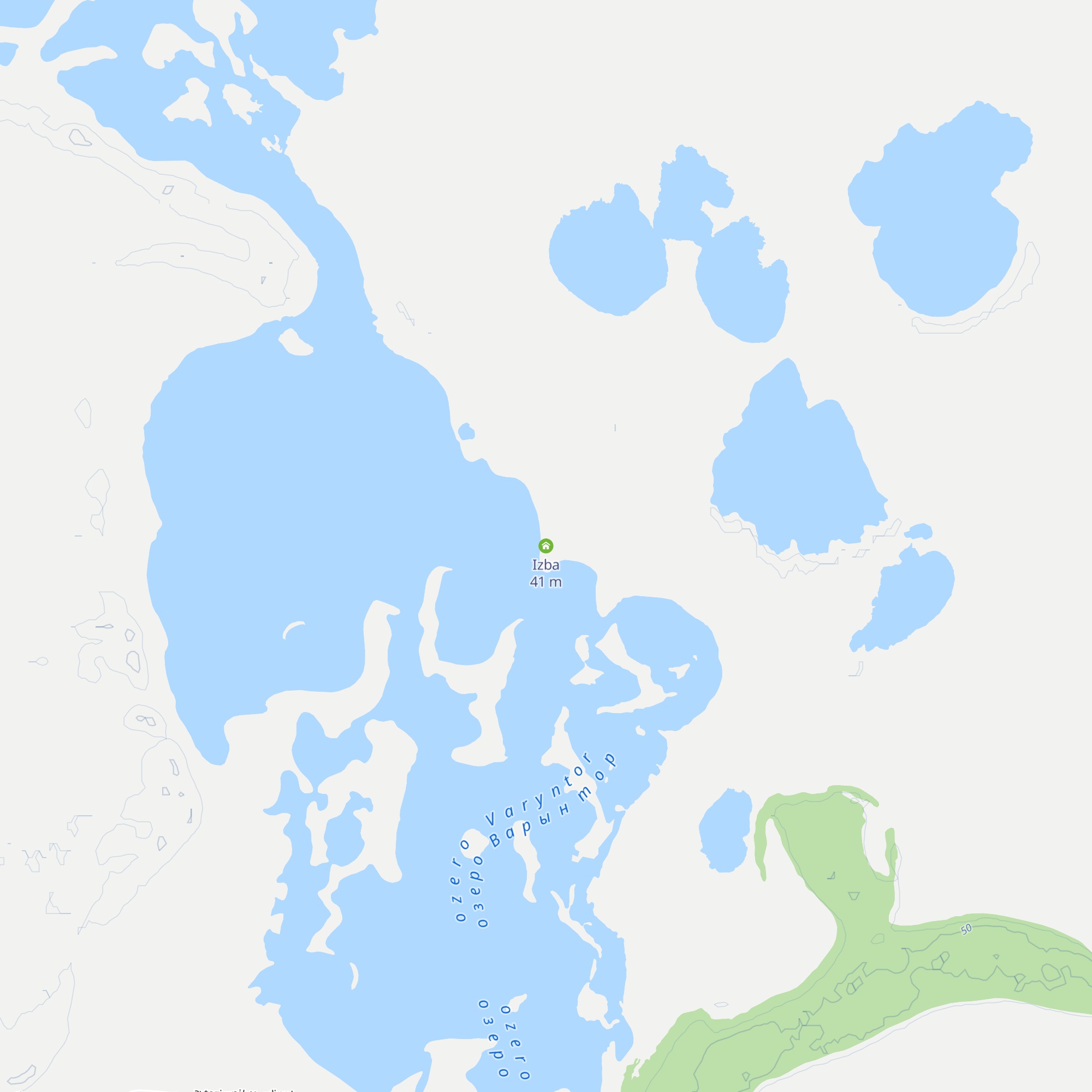 Izba map