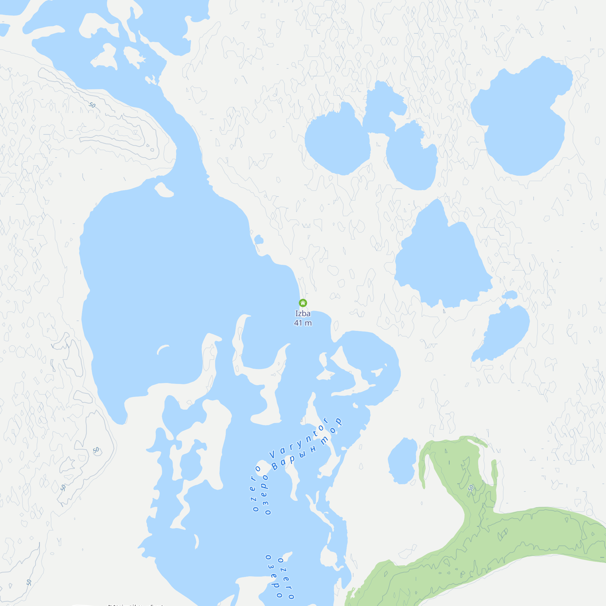 Izba map