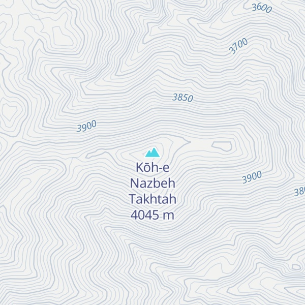 Map of Kōh-e Nazbeh Takhtah