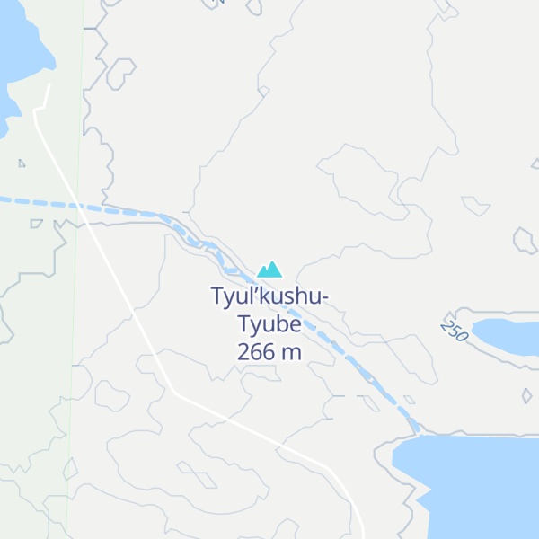 Map of Tyul’kushu-Tyube
