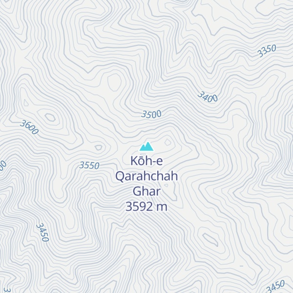 Map of Kōh-e Qarahchah Ghar